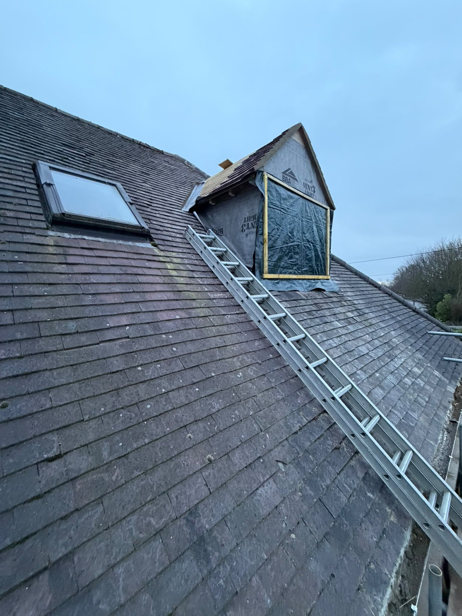 Dormer roof work in progress